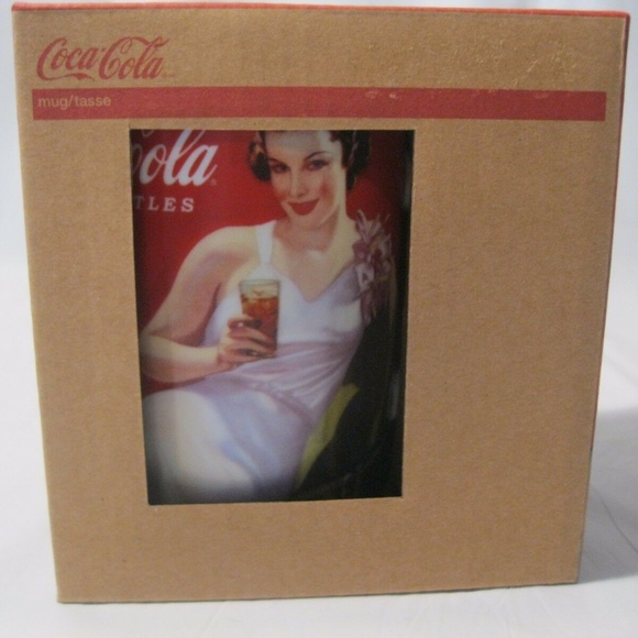 Coca Cola Coffee Mug Evening Gown Coke Girl NIB - Picture 3 of 4